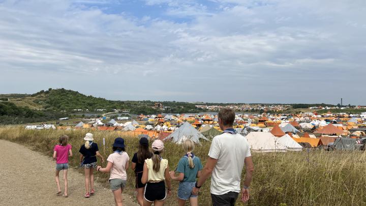 Billede fra sidste gang Tåsinge Gruppe var på Spejdernes Lejr 2022